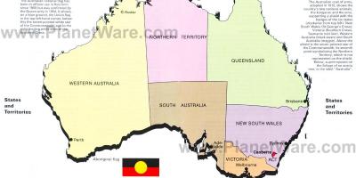 Australia lurralde mapa